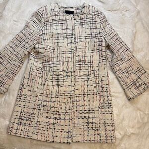 Banana Republic Chic Plaid Coat, size S
